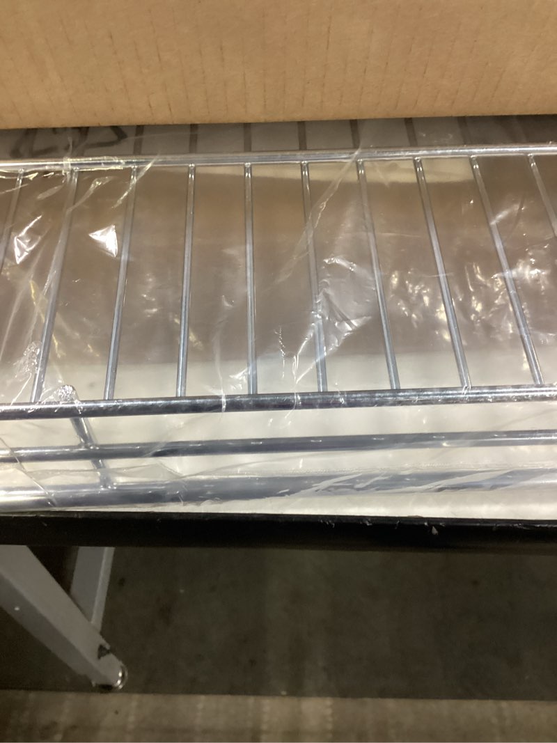 Condition photo showing Good Condition for HOLDN’ STORAGE Pull Out Cabinet Organizer, Heavy Duty Caddy w/Lifetime Limited Warranty - 8”W x 21”D - Requires At Least 9-1/4” Cabinet Opening, Steel Metal Cabinet Drawers Slide Out, Chrome 8"W x 21"D