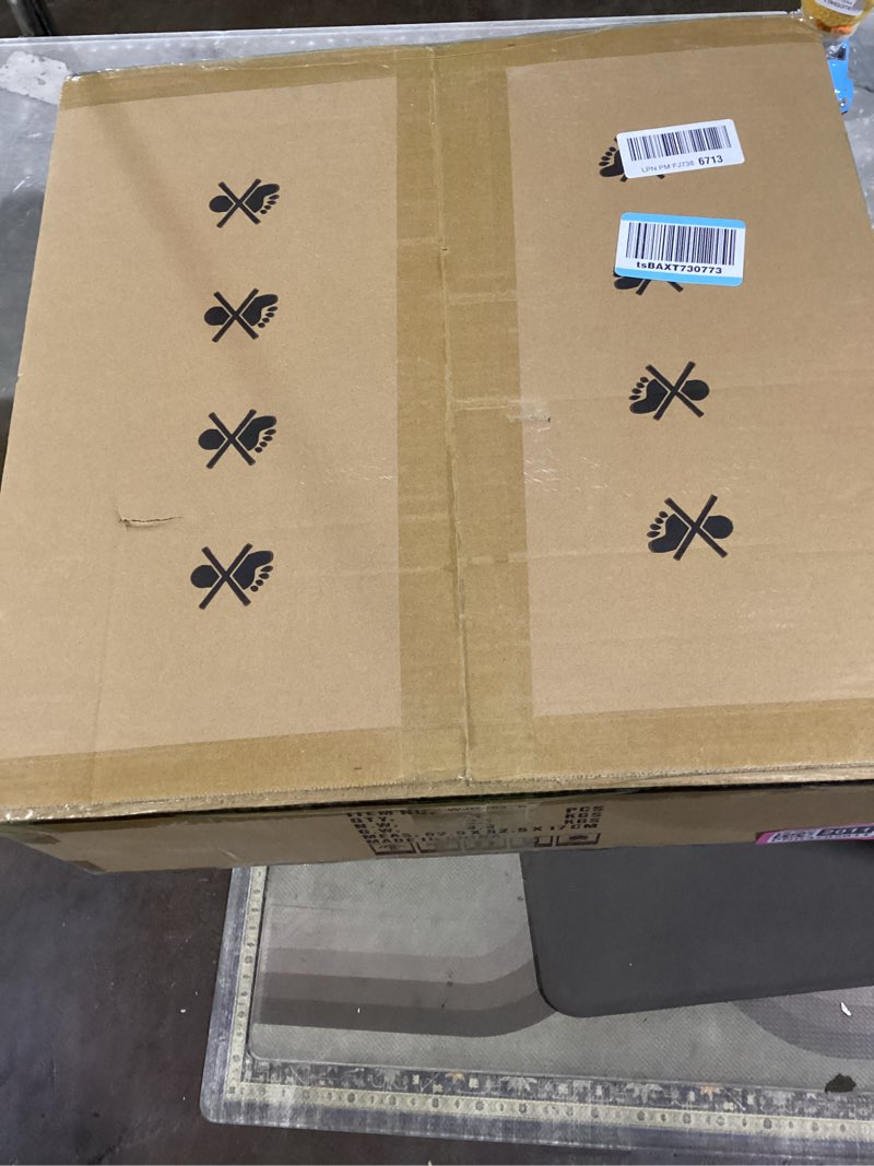 Condition photo showing New/Like New for RGB Ceiling Fans with Lights, 20" Fandelier Low Profile Ceiling Fan with Light, Modern Flush Mount Ceiling Fan Light with Remote/APP Control, Bedroom Chandelier Fan Fixture for Indoor(Black) RGB Black 20 Inch