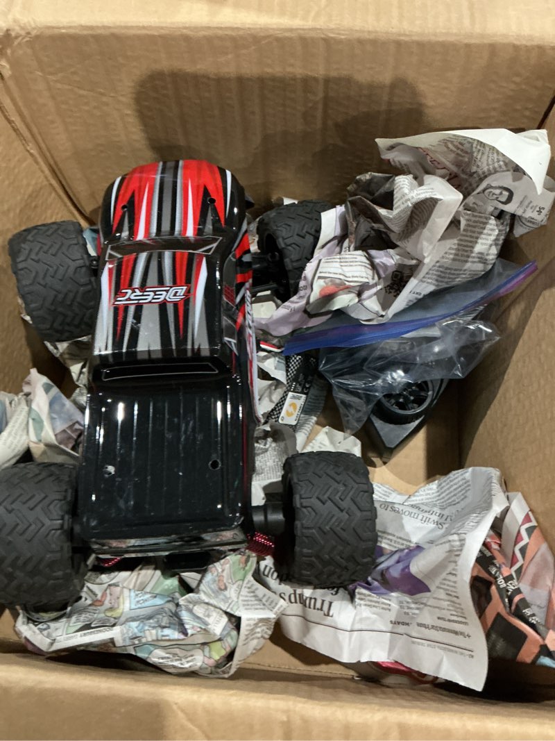 Condition photo showing As Is for deerc 9300e remote control car high speed rc cars for kids adults 1:16 scale 40 km/h 4wd off road monster trucks,2.4ghz all terrain toy trucks with 2 rechargeable battery