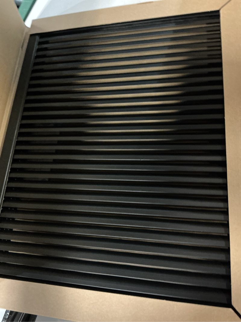 Condition photo showing New/Like New for 16"x24" gable vent aluminum alloy – heavy-duty attic & shed vent with metal mesh blocking small animals, moisture & condensation protection,