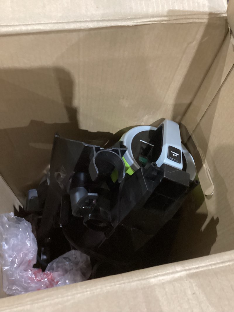 Condition photo showing As Is for bissell 2252 cleanview swivel upright bagless vacuum with swivel steering, powerful pet hair pick up, specialized pet tools, large capacity dirt tank, easy empty