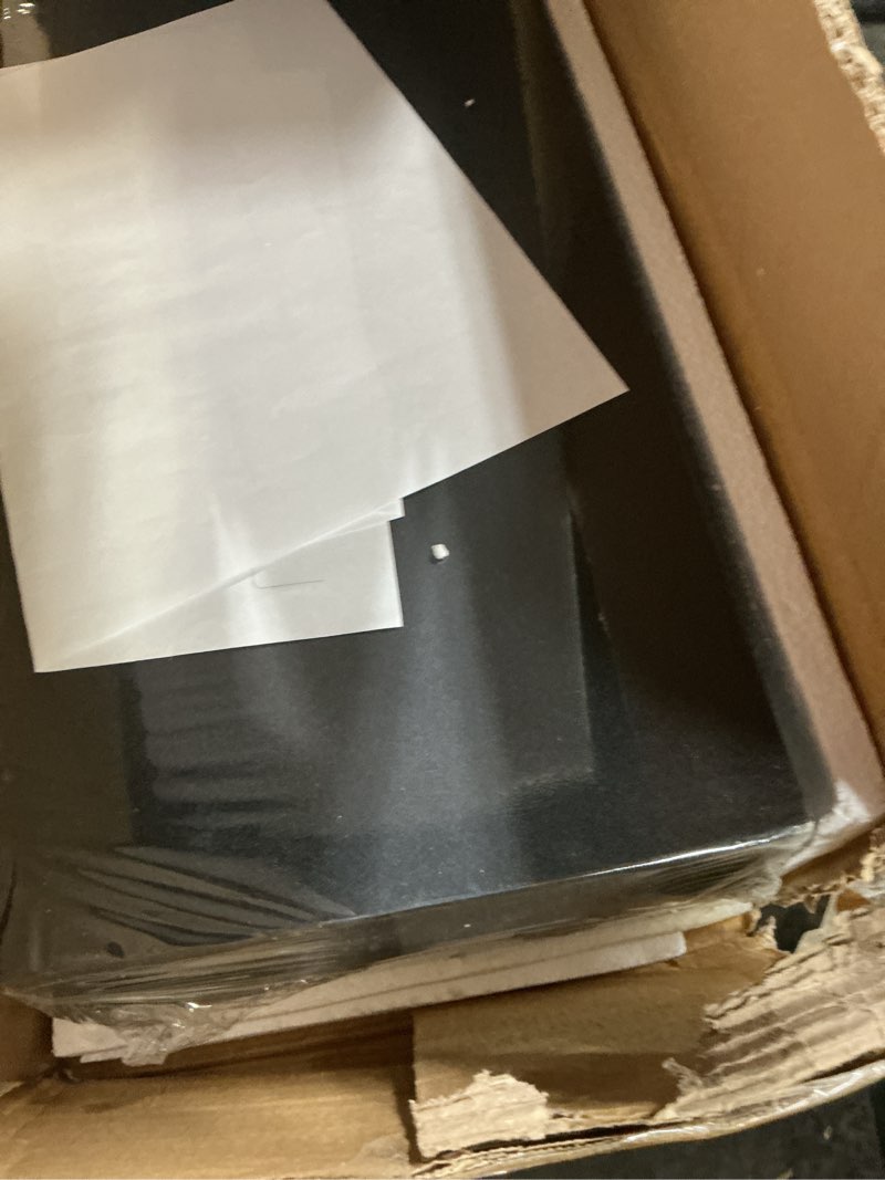 Condition photo showing New/Like New for bameos floating shelves with rgb led, 31" wall mounted wooden shelves with invisible brackets, set of 2, hanging wall shelves for bedroom, bathroom, living room and kitchen (black) 31 x 7 black-rgb