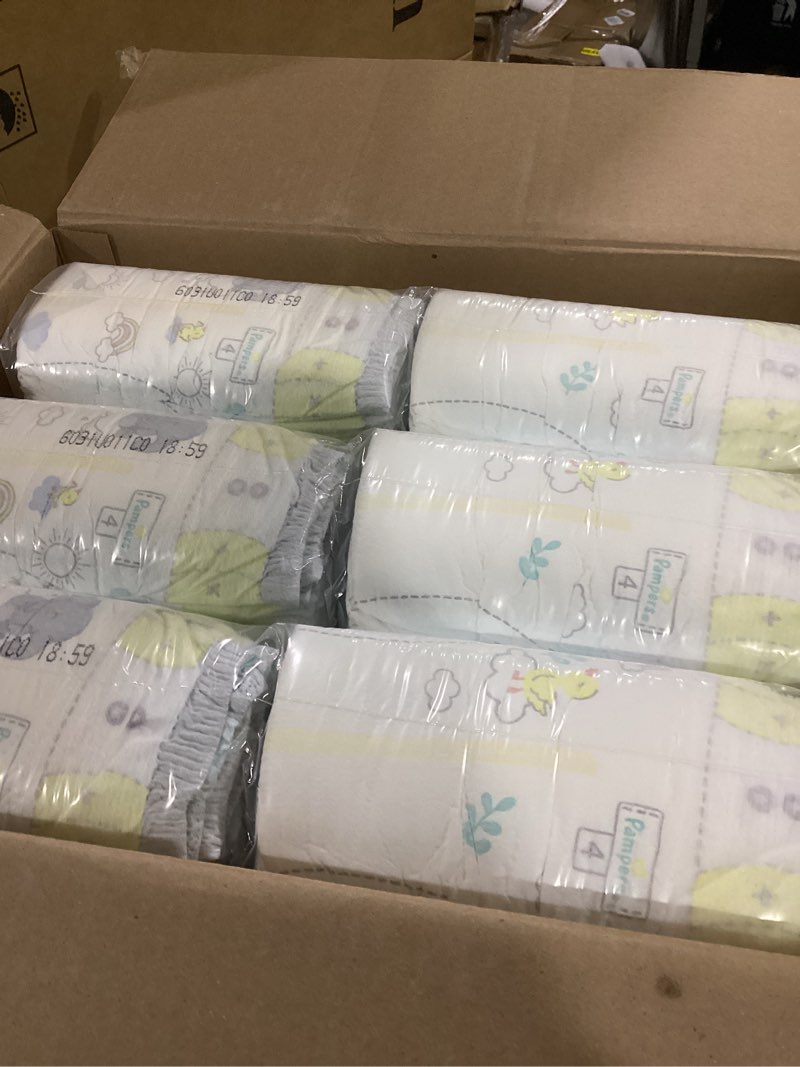 Condition photo showing Good Condition for pampers swaddlers diapers size 4  150 count (select for more options)