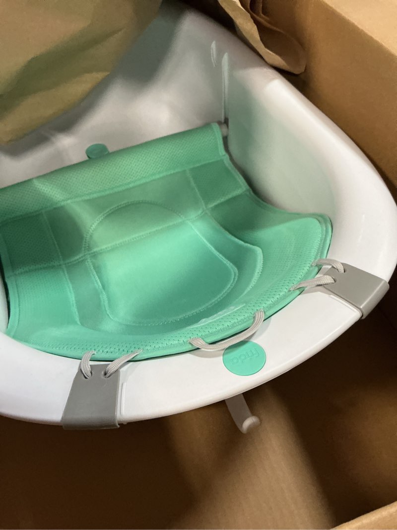 Condition photo showing Good Condition for Frida Baby 4-in-1 Grow-with-Me Baby Bathtub, Baby Tub for Newborns to Toddler with Removable Bath Seat & Backrest for Bath Support in Tub Bath Tub
