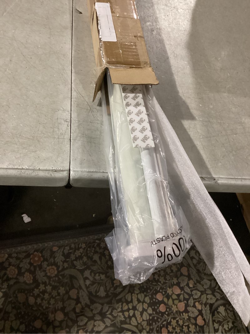 Condition photo showing Good Condition for LazBlinds No Tools No Drill Cordless Roller Shades, 100% Blackout Roller Blinds for Windows, Thermal Insulated UV Protection Waterproof Roll Up Window Blinds and Shades, 39'' W x 72'' H, Cream Cream 39'' W x 72'' H