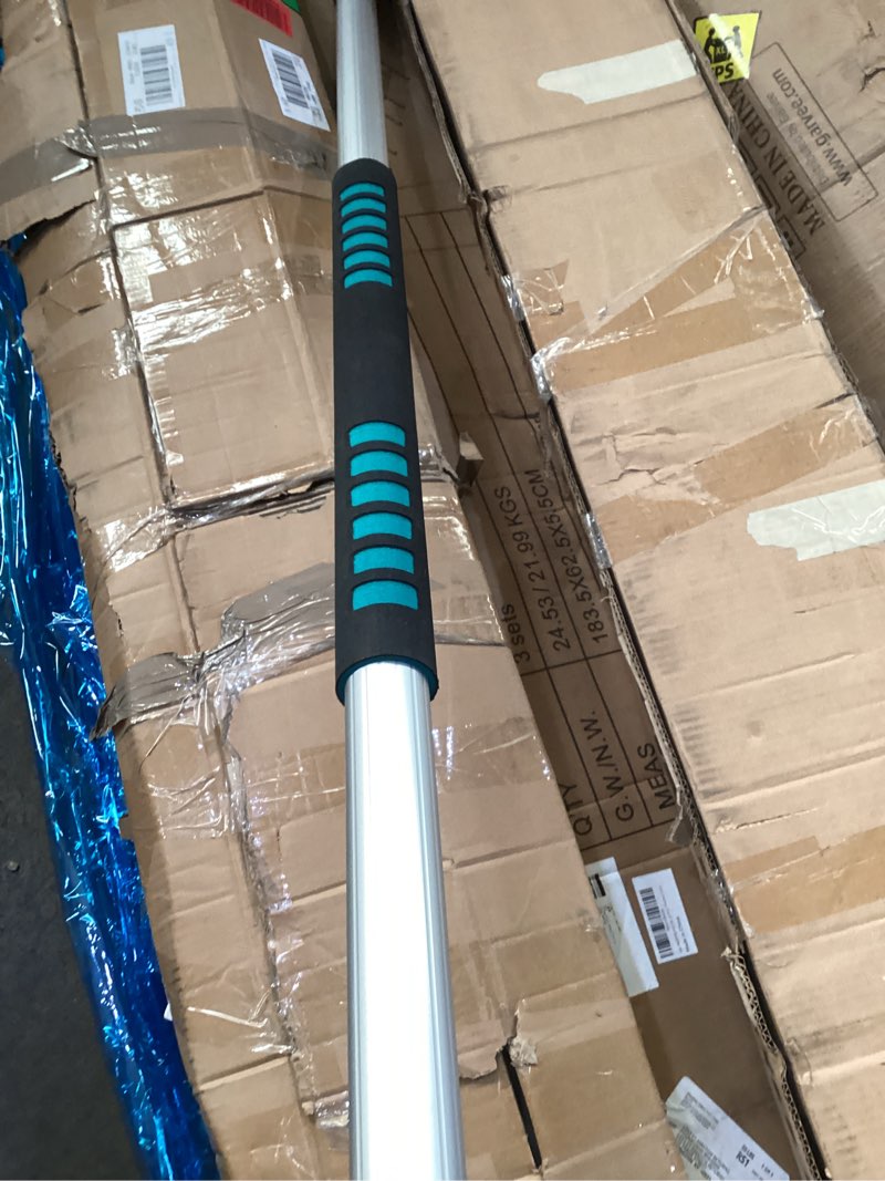 Condition photo showing item condition for 36 Foot High Reach Duster Kit with 7-30FT Extension Pole High Ceiling Dusting and Window Cleaning Kit with Telescopic Pole Window Washer&Squeegee,Cobweb Duster,Fan Duster and Feather Duster 30FT POLE