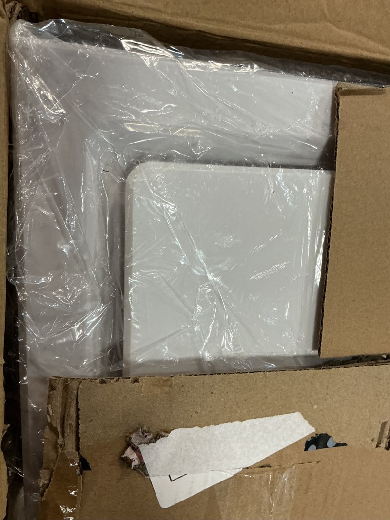Condition photo showing New/Like New for orsong bathroom exhaust fan 10" panel ultra quiet without light(8x8 mount), 110cfm, 4" duct for bathroom/garage/home style1 8in(hole size)