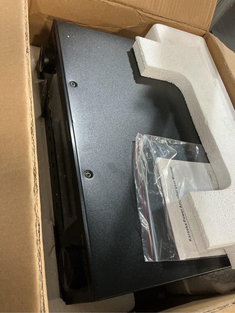 Condition photo showing Good Condition for stereo receivers,5.1 channels audio amplifier with hdmi,optical/coaxial,bluetooth/usb,rca,ac-3 input,subwoofer output for karaoke,home,theater speakers(non-dolby/dts)