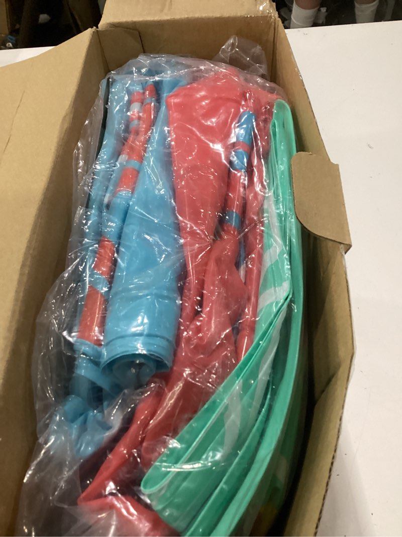 Condition photo showing New/Like New for 3 pack pool floats adult, seetohome inflatable pool float chairs with cup holder, pool floaties for adults, lake floats perfect for pool lake river beach water fun (blue, green, pink, 3 pack) blue, green, pink 3 pack