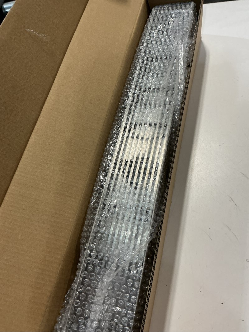 Condition photo showing Good Condition for Linear Shower Drain 24 Inch, Brushed Nickel Linear Drains with Removable Wedge Wire Cover, 304 Stainless Steel Rectangle Shower Floor Drain for Bathroom with Hair Strainer Brushed Nickel 24 inch