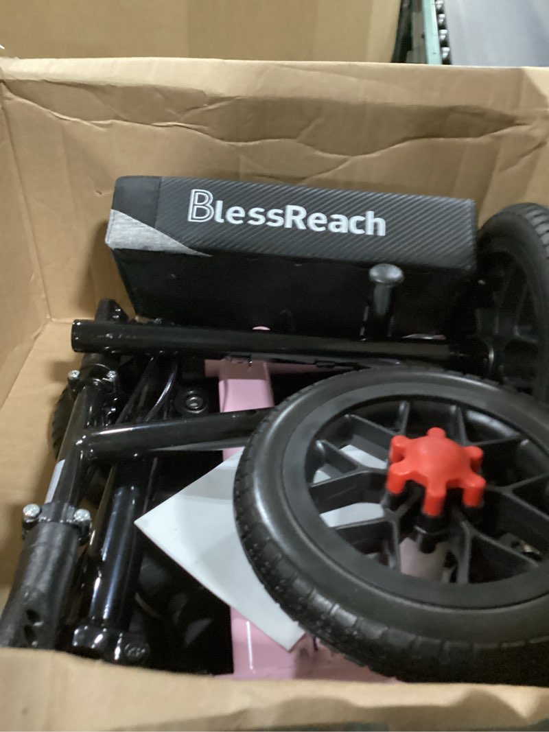 BlessReach Economy Steerable Knee Walker - Compact Crutch Alternative for Foot Injuries with Dual Br