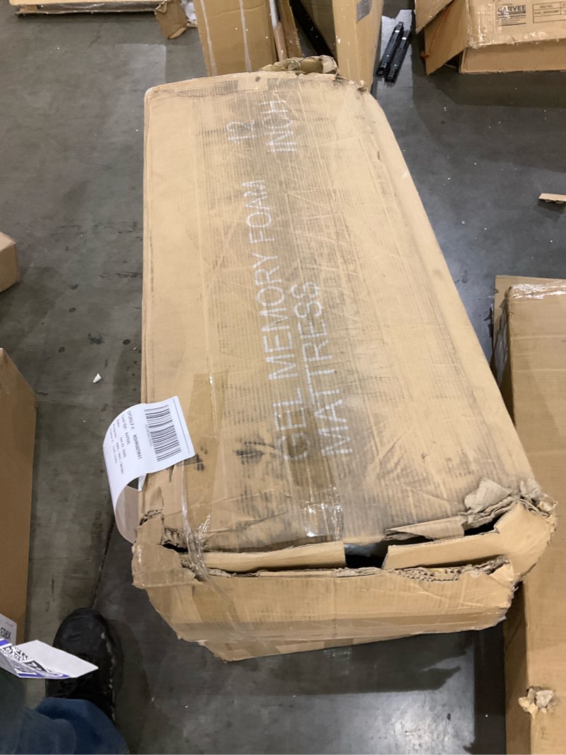 12” gel memory foam mattress
