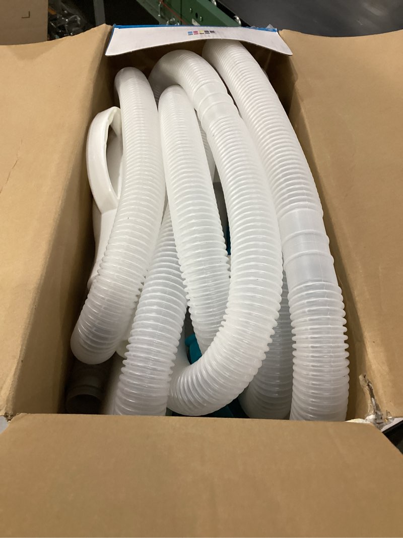 Condition photo showing Good Condition for bestway flowclear aquacrawl 88 inch pool vacuum for 15 feet above ground pools with removable debris bag, suction nozzle, skimmer head, and adapters