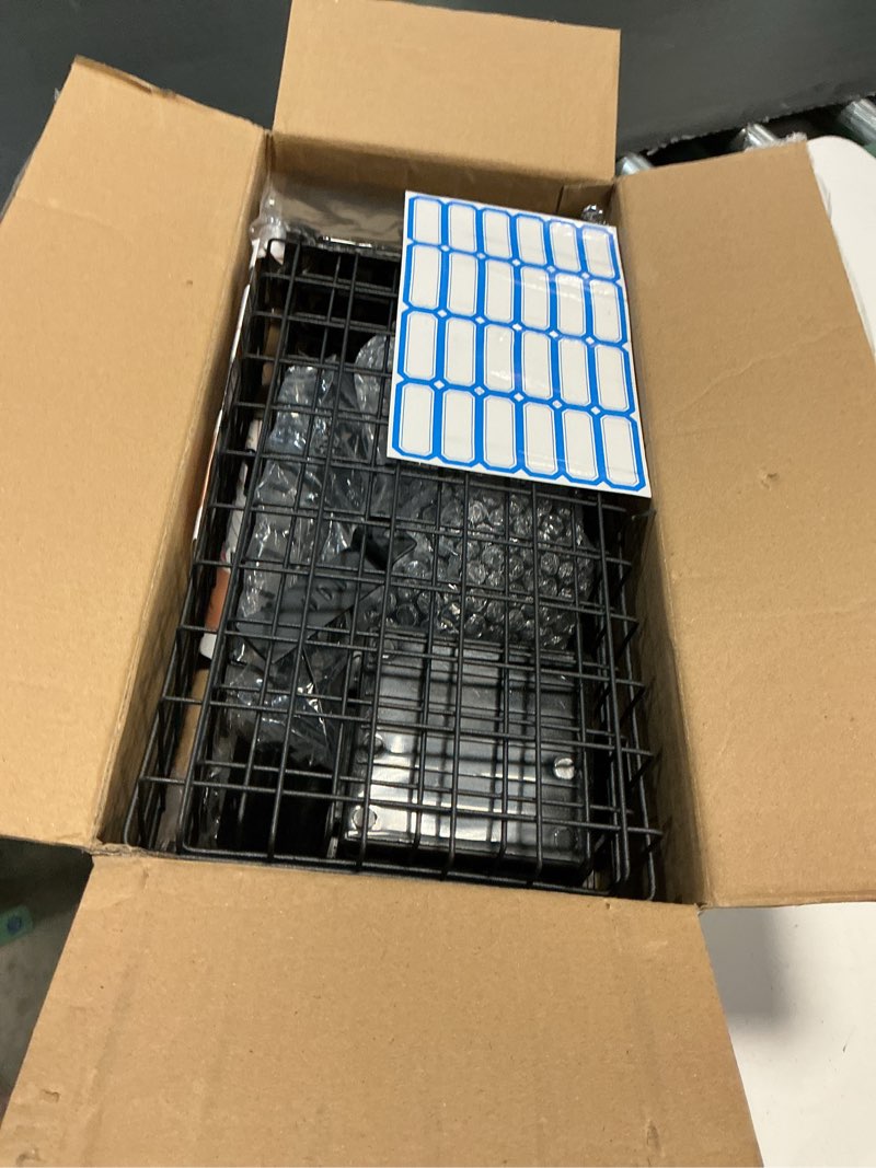Condition photo showing Good Condition for incly 30pcs slatwall accessories set with slatwall baskets, slatwall hooks, slatwall shelves, slatwall bins, slatwall cups, heavy duty slat wall accessory for garage room shop organizing display