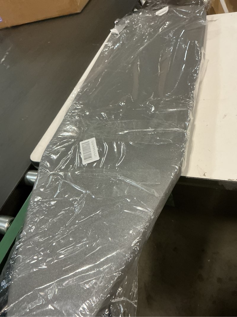 Condition photo showing Good Condition for Ironing Board, 43x14 Inch Iron Board with Steam Rest, Heavy Duty Metal Frame Legs Ironing Table with Heat Resistant Cover Mat, Foldable Full Size Hanger Ironing Stand (Black, 52" L x 14" W x 34.6" H) Black 43"L x 14"W