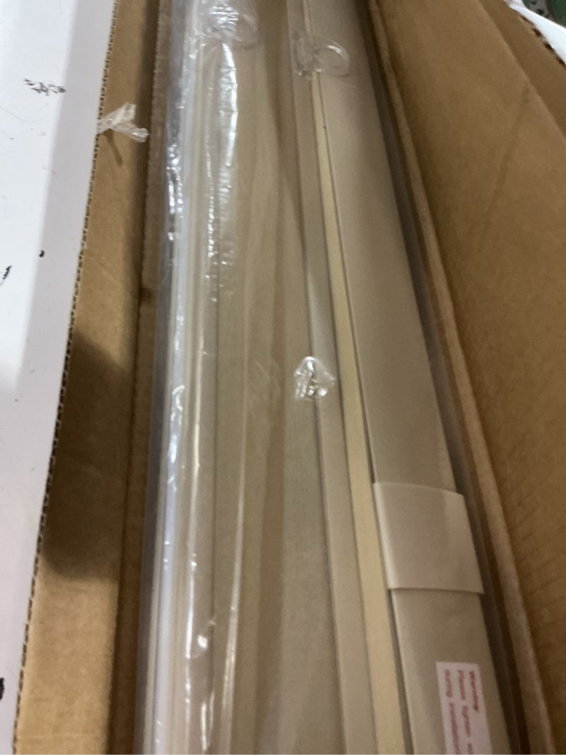 Condition photo showing New/Like New for lazblinds no tools no drill cordless cellular shades, top down bottom up (tdbu) honeycomb shades for home, blackout light blocking thermal insulation blinds for windows, 20" w x 48" h, beige blackout - beige 20" w × 48" h