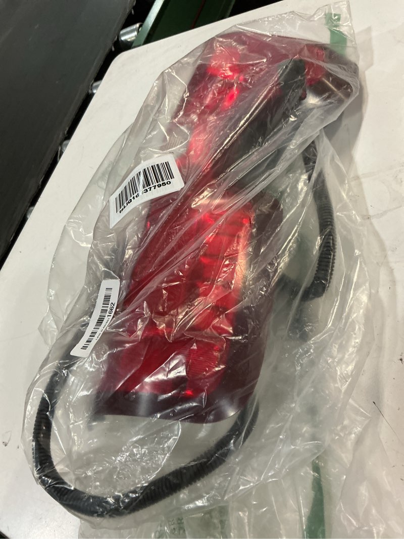 Condition photo showing As Is for tail light assembly compatible with 2019-2024 chevy silverado 1500 2500hd 3500hd non-led model right passenger side taillight brake signal rear lamp with bulb and harness(halogen type) halogen type right passenger