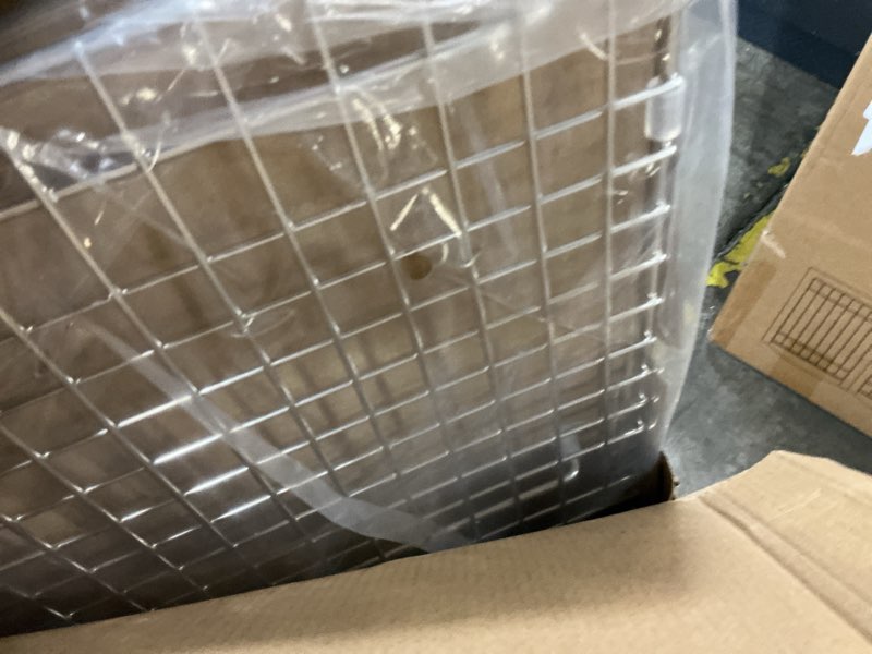Condition photo showing Good Condition for 29.5 in. x 15.5 in. centre drain sink protector with supersoft silicone feet in 304 grade stainless steel