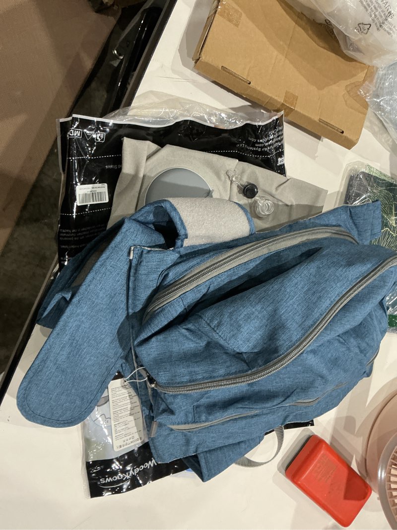 Condition photo showing Good Condition for woodyknows side-sleeping backpack, new version with touch fastener tape & chest strap, sleep position trainer, alleviates snoring caused by throat issues (large) backpack - touch fastener tape: l