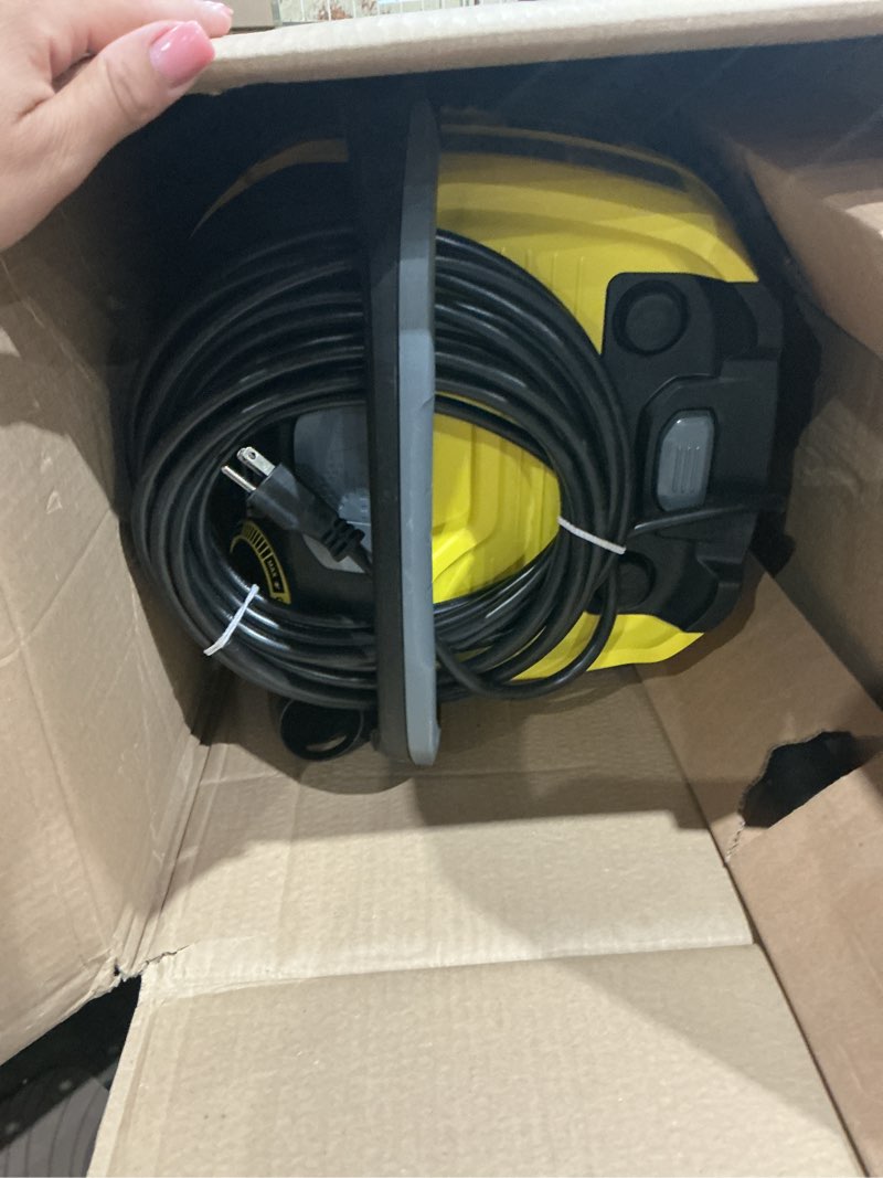 Condition photo showing Good Condition for kärcher - wd 5/p wet dry vacuum cleaner – 1100w – blower feature - with attachments – 6.6 gallon - new