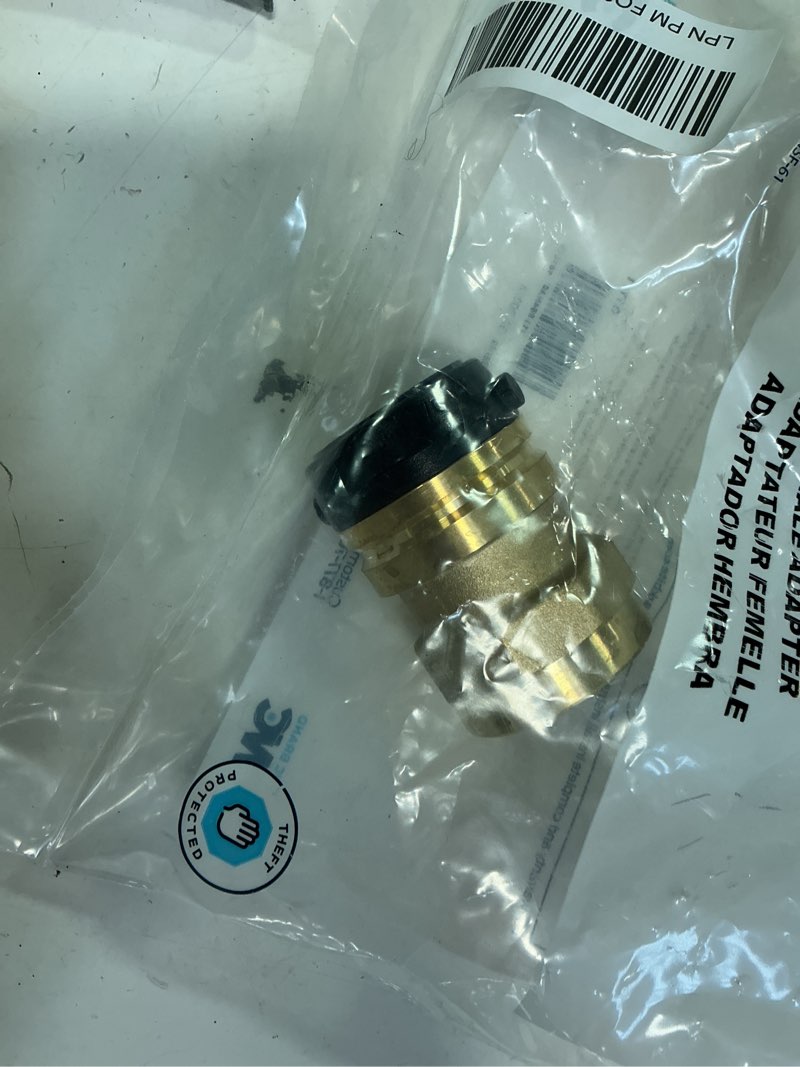 Condition photo showing New/Like New for SharkBite 1-1/4 Inch FNPT Adapter, Push to Connect Brass Plumbing Fitting, PEX Pipe, Copper, CPVC, PE-RT, HDPE, UXL113532F 1-1/4 in.