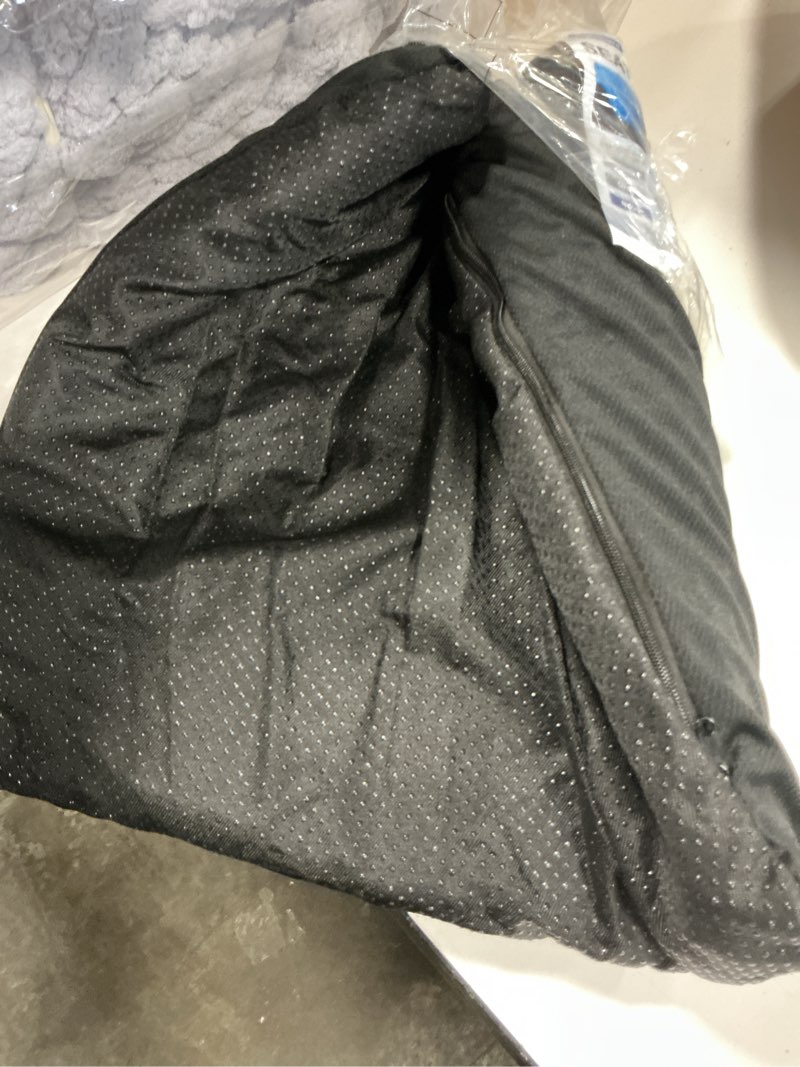Condition photo showing Good Condition for gel seat cushion, cooling seat cushion (super large & thick), breathable honeycomb design absorbs pressure points seat cushion, gel cushion for office chair, home car seat cushion for wheelchair blue