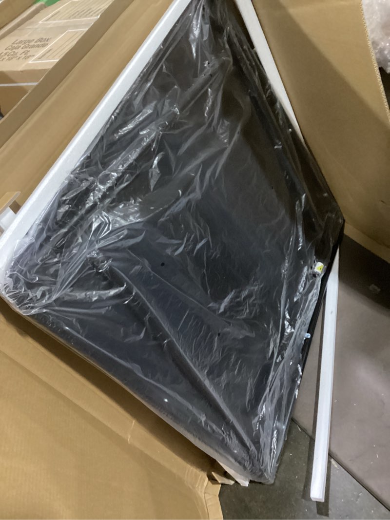 Condition photo showing Good Condition for vecelo 34'' folding card table square with soft padded tabletop, portable for dining room, parties, games, puzzles, black black folding table