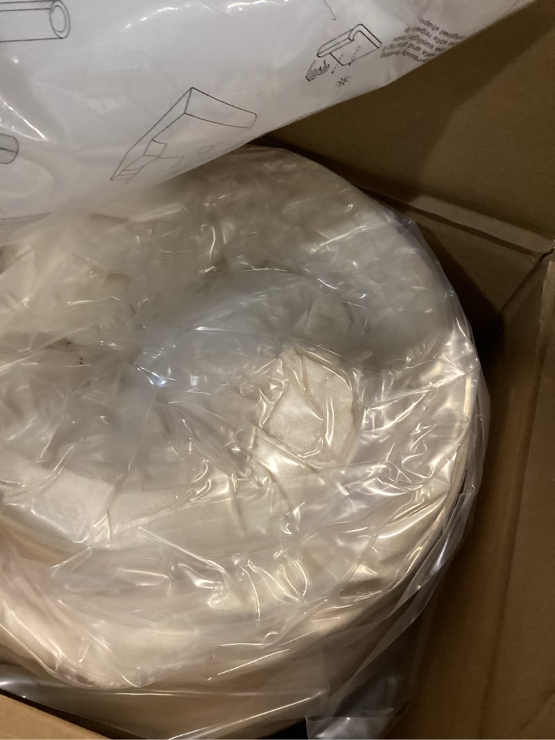 Condition photo showing New/Like New for Oversized Chaise Lounge Chair Indoor, Modern Corduroy Lounge Couch, Comfy Upholstered Sleeper Sofa with Throw Pillows, Fluffy Reading Chair Bed for Living Room, Beige 66.1 inch Beige