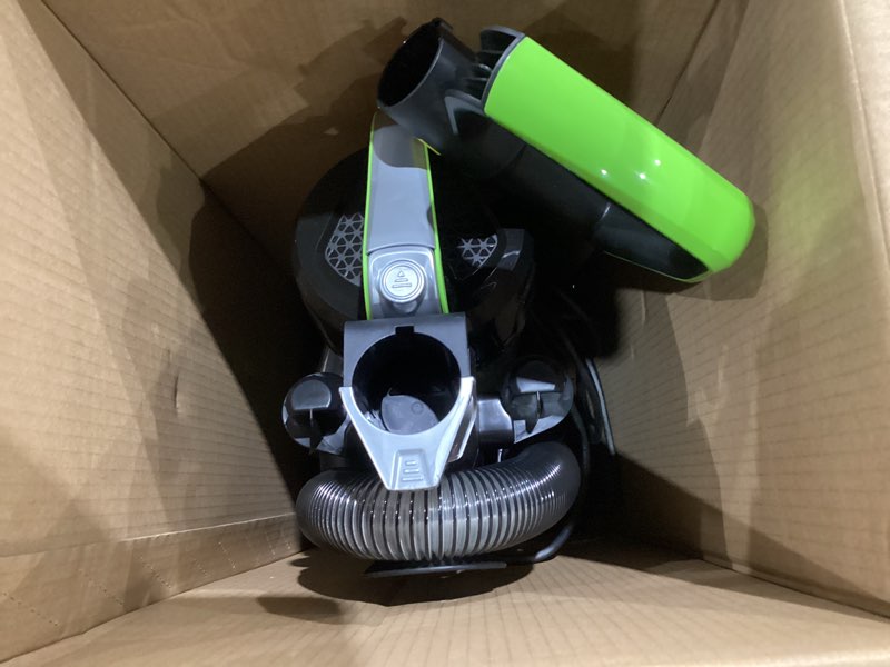 Condition photo showing As Is for Eureka Airspeed Ultra-Lightweight Compact Bagless Upright Vacuum Cleaner, NEU10AE4, Green Green Compact