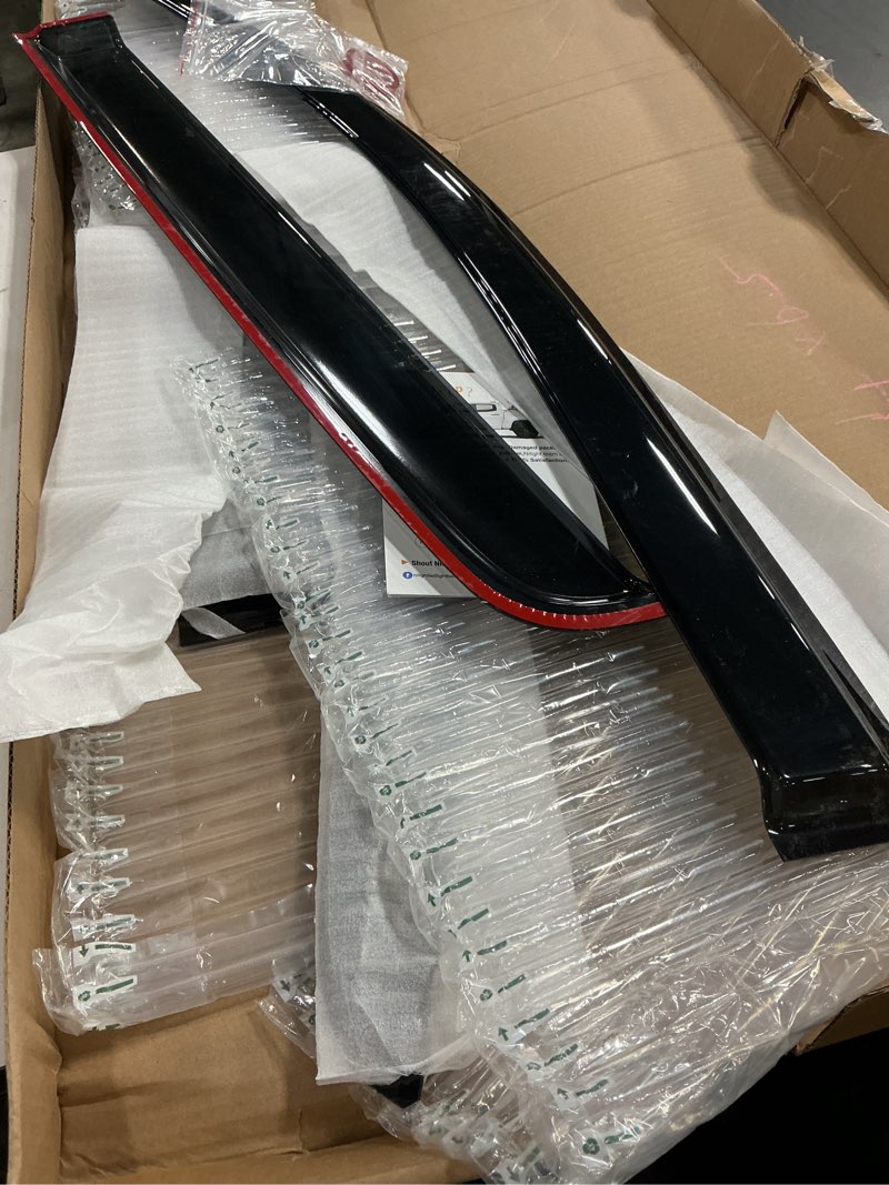 Condition photo showing Good Condition for nilight window visors for chevrolet colorado/gmc canyon 2023 2024 2025 2026 crew cab (not for at4x / zr2 models), out-channel window wind deflectors rain guards -4pcs chevy colorado 2023-2026