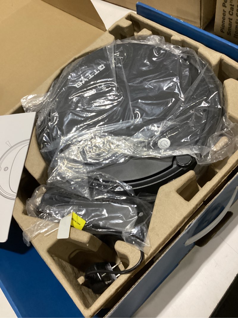 Condition photo showing Good Condition for robot vacuum cleaner, auto robotic vacuums, voice broadcast function, self-charging, super quiet mini cleaning robot for pet hair, hard floor, low pile carpets… (1)