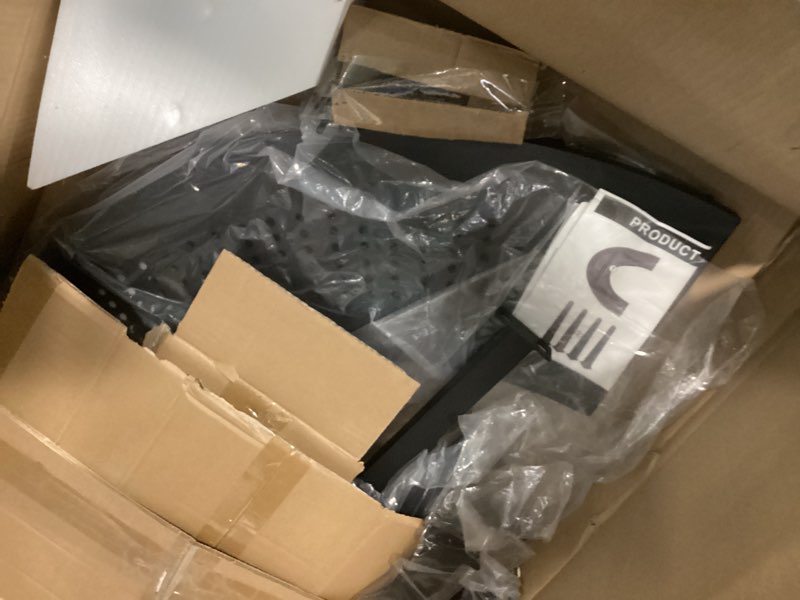 Condition photo showing As Is for Fire Pit Surround Tabletop for Solo Stove Yukon/Bonfire/Tiki Accessories, Smokeless Fire Pit Table & Dust Cover for Solo Stove and Other Wood Burning, Powder-Coated Steel Stove Table Surround,45 Inch 45 Inch-for Solo Stove Yukon/Bonfire