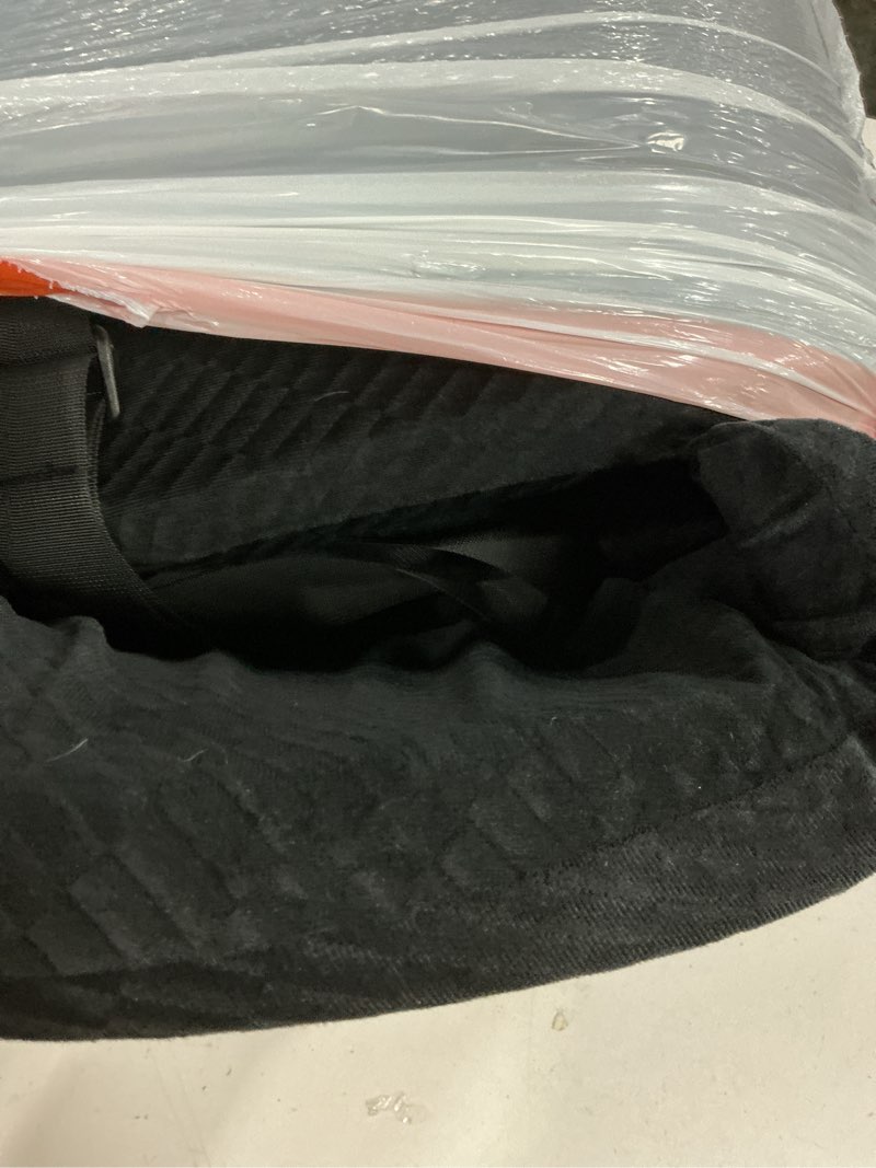 Condition photo showing Good Condition for dog car seat for medium/small dogs, dog booster car seat, pet booster seats up to 40lbs with waterproof layer, 3 storage pockets and safety belt (black)
