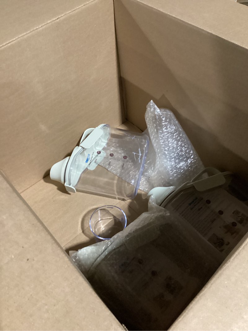 Condition photo showing As Is for Small Cereal Containers Storage with Pour Spout and Measuring Cup Food Storage Containers Airtight Plastic Dry Food Dispenser for Flour, Grain, Rice, White, 1.6L / 54oz (4pcs) (4pcs) White-1.6L = 54oz = 1.45Qt