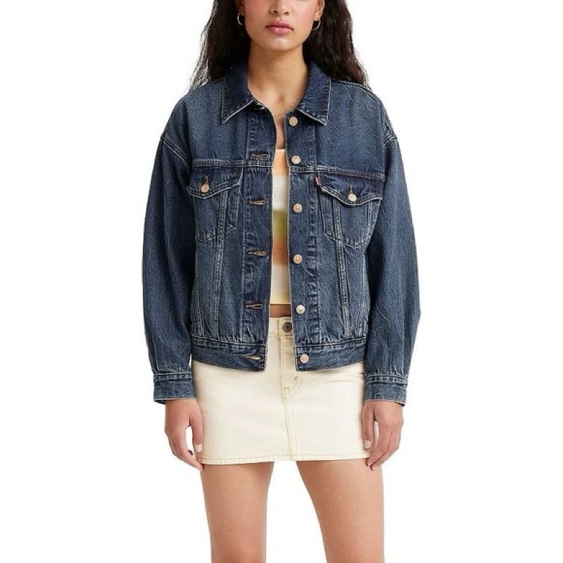Levi's Women's 90S Trucker Jacket (Also Available In Plus), (New) Wonderlust, Medium
