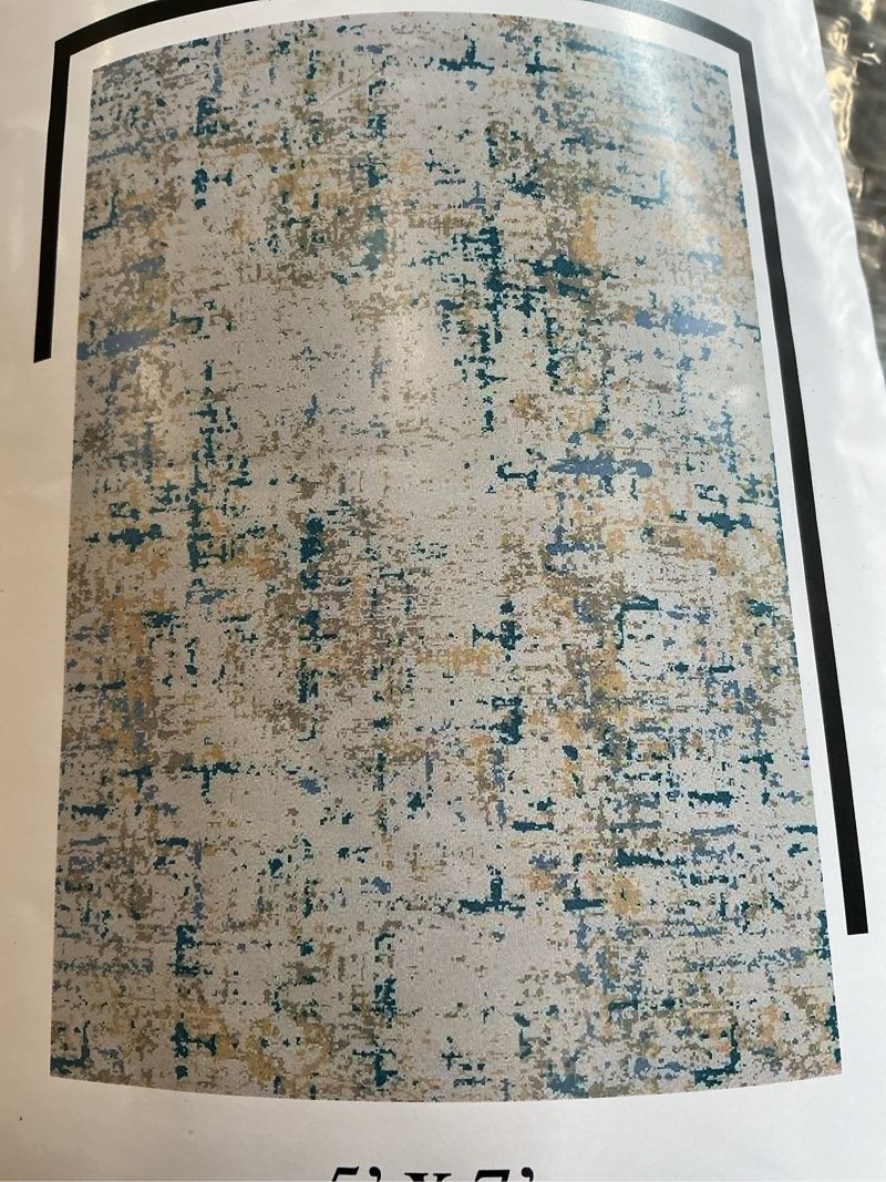 DESIGN: 8229A COLOR :A.GREY / BLUE 5x7 