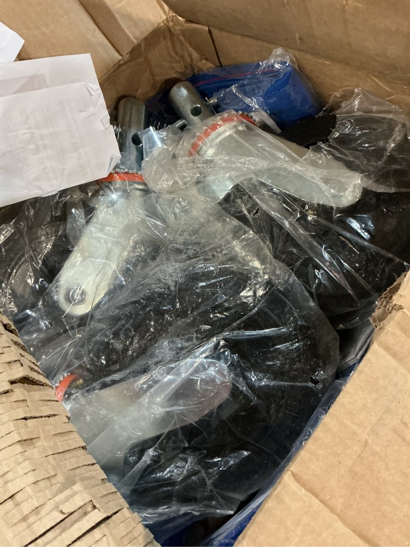 Condition photo showing Good Condition for holkie scaffolding caster wheels 8 inch dual locking casters set of 2, 1-3/8" round stem swivel castor, 1300 lbs total load capacity, industrial heavy duty replacement castors 8“x1-3/8" round stem 2pack
