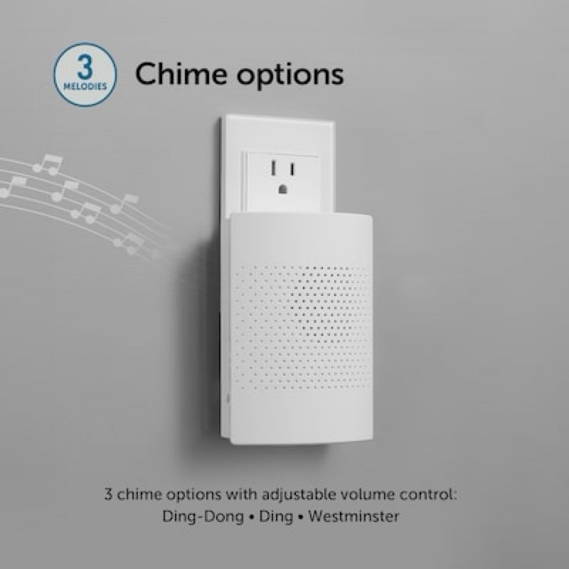 Utilitech White Wireless Doorbell Doorbell kit Item #6291124 | Model #18000319