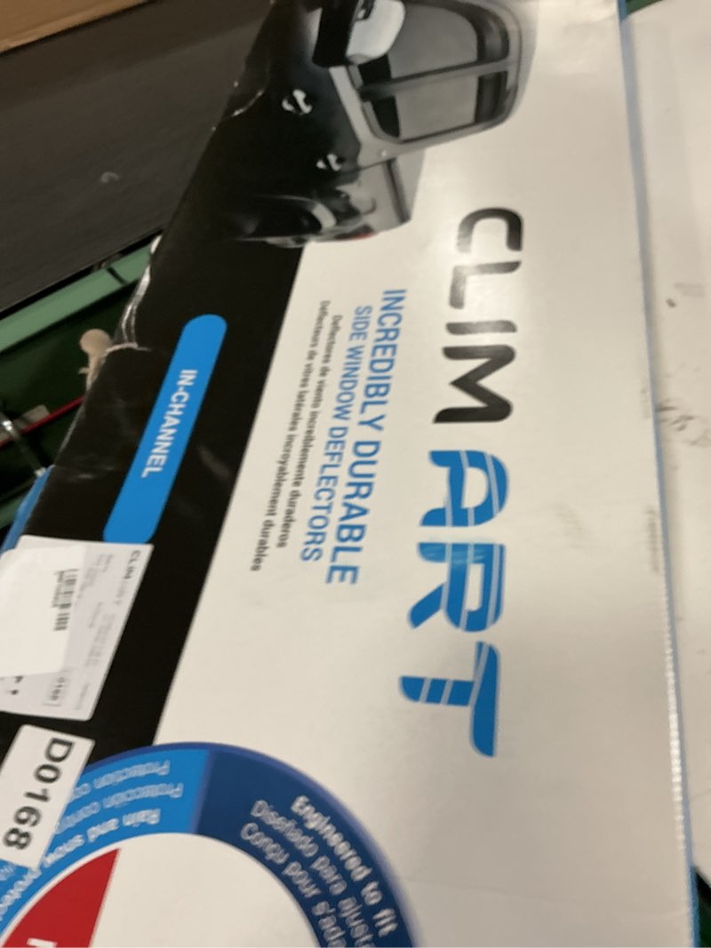 Condition photo showing New/Like New for clim art in-channel incredibly durable rain guards for dodge ram 1500 (new body style) 2019-2026 crew cab, original window deflectors, vent window visors, vent deflector, 4 pcs. - 619006lp for ram 19-26