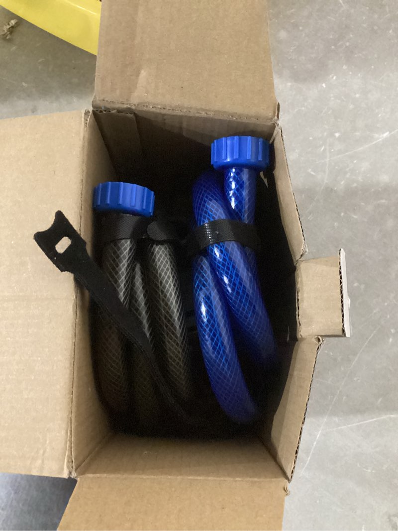 Condition photo showing As Is for rotopump drill pump, self priming water pump, 10+ mounting options, perfect for standing water in tubs, sinks, showers, boats, cleaning fish tanks, removing gasoline + diesel or engine oil