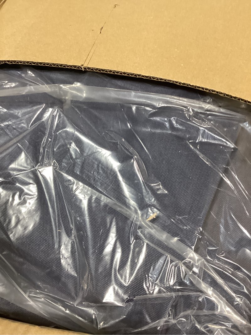 Condition photo showing Good Condition for aaaaacessories outdoor deep seat cushions, waterproof, fade-resistant patio furniture replacement cushions, 24" x 24" x 5" + 24" x 13.5", set of 2, navy blue navy blue 24"x24"x5" / 24"x13.5"