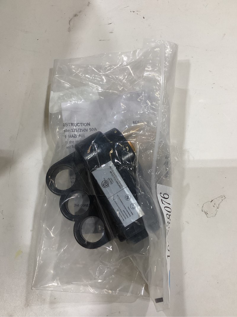 Condition photo showing New/Like New for Suplevel 50 Amp RV Plug, NEMA 14-50P 125/250 Volt Heavy Duty Replacement Male Plug with Ergonomic Handles for RV, EV, Generator Cord, ETL Listed 14-50P Plug