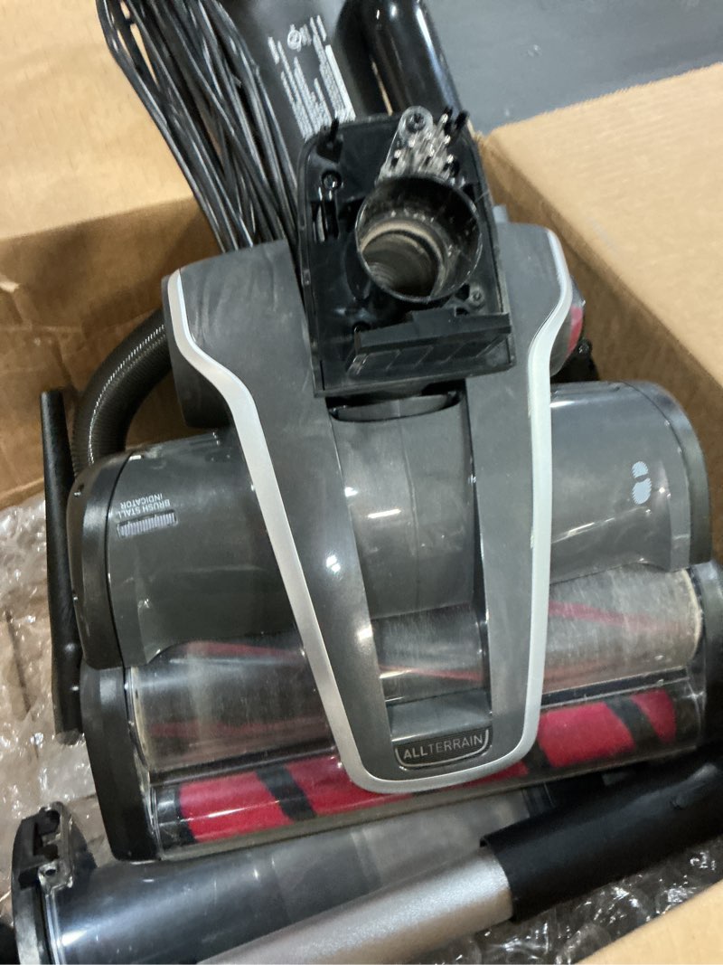 Condition photo showing As Is for Hoover WindTunnel All-Terrain Dual Brush Roll Bagless Vacuum Cleaner, Corded Upright Vacuum, HEPA Media Filtration, Headlights, Swivel Steering, Corded Vacuum Cleaners for Home Use
