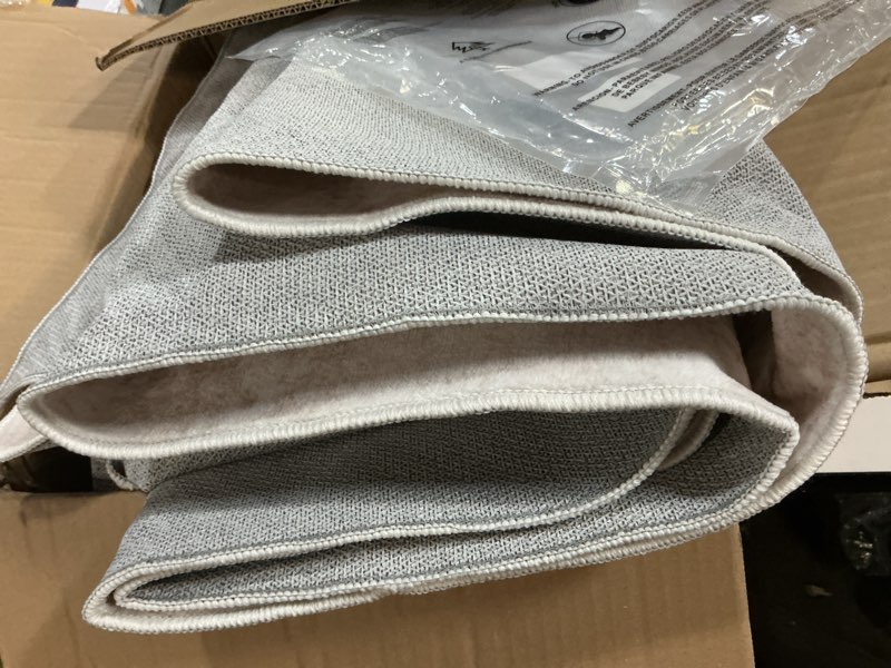 Condition photo showing Good Condition for Homemate Washable Rug 6x9 Area Rugs - Vintage Faux Wool Rugs for Living Room Bedroom Dining Room - Non Slip Foldable Carpet Indoor Area Rug for Home Decor?6'x9', Beige Beige 6x9 ft