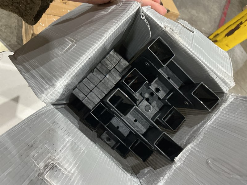 Condition photo showing Good Condition for queen bed frame - 18 in sturdy platform bed frame queen size, heavy duty metal bed frame no box spring needed, quick & easy assembly, no noise, black queen 18 inch