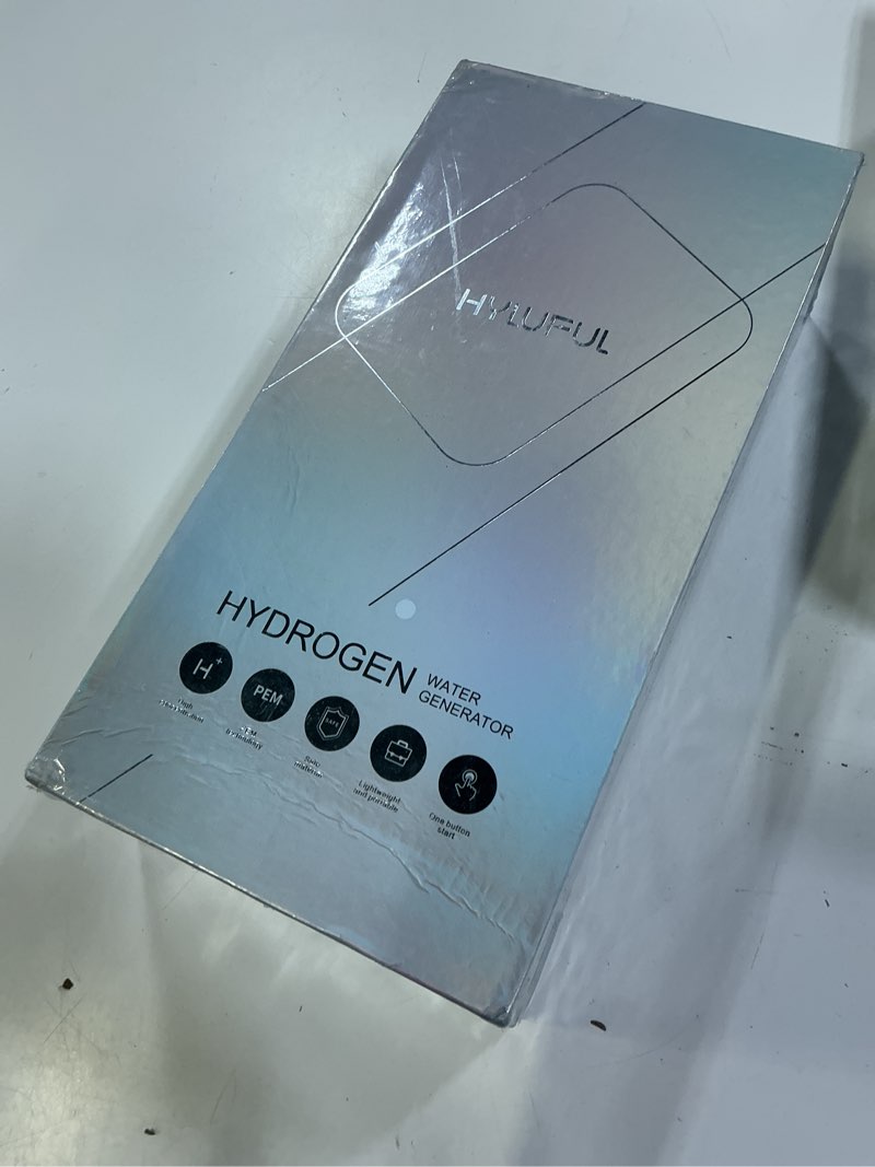 Condition photo showing New/Like New for hyluful 5000ppb hydrogen water bottle, 3 in 1 hydrogen water bottle generator with spe/pem electroly