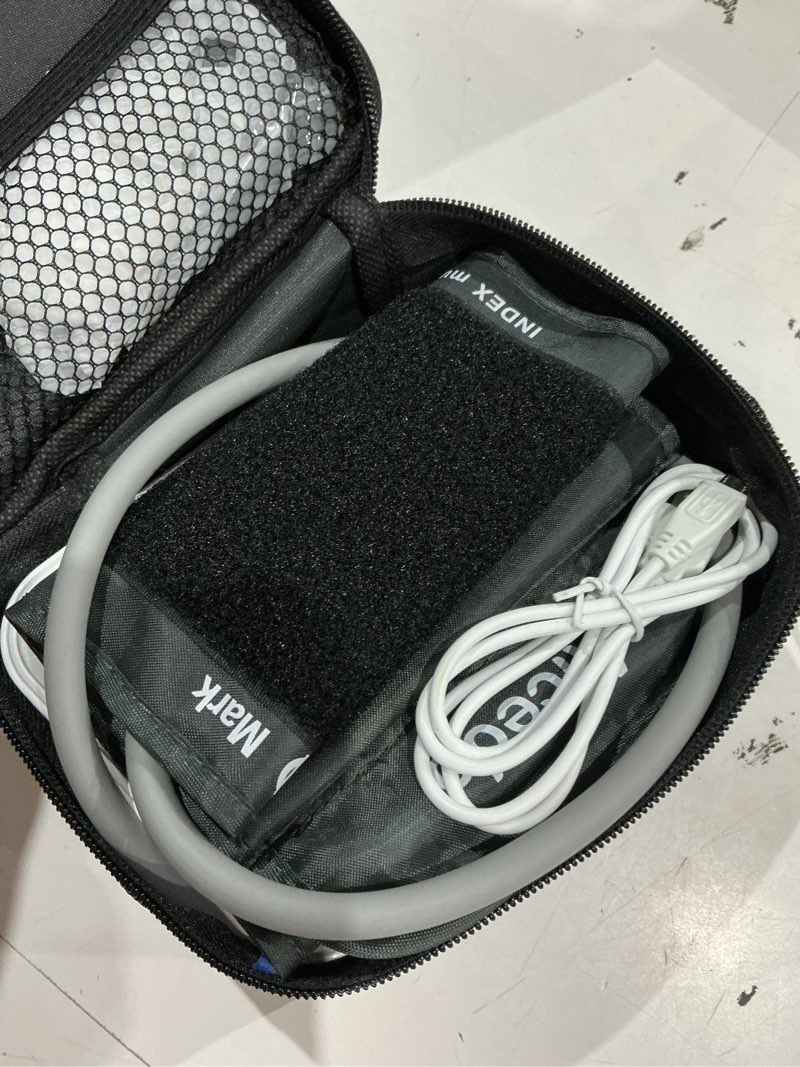 Condition photo showing Good Condition for alcedo blood pressure monitor for home use, automatic digital bp machine with large cuff for upper arm, lcd screen, 2x120 memory, talking function