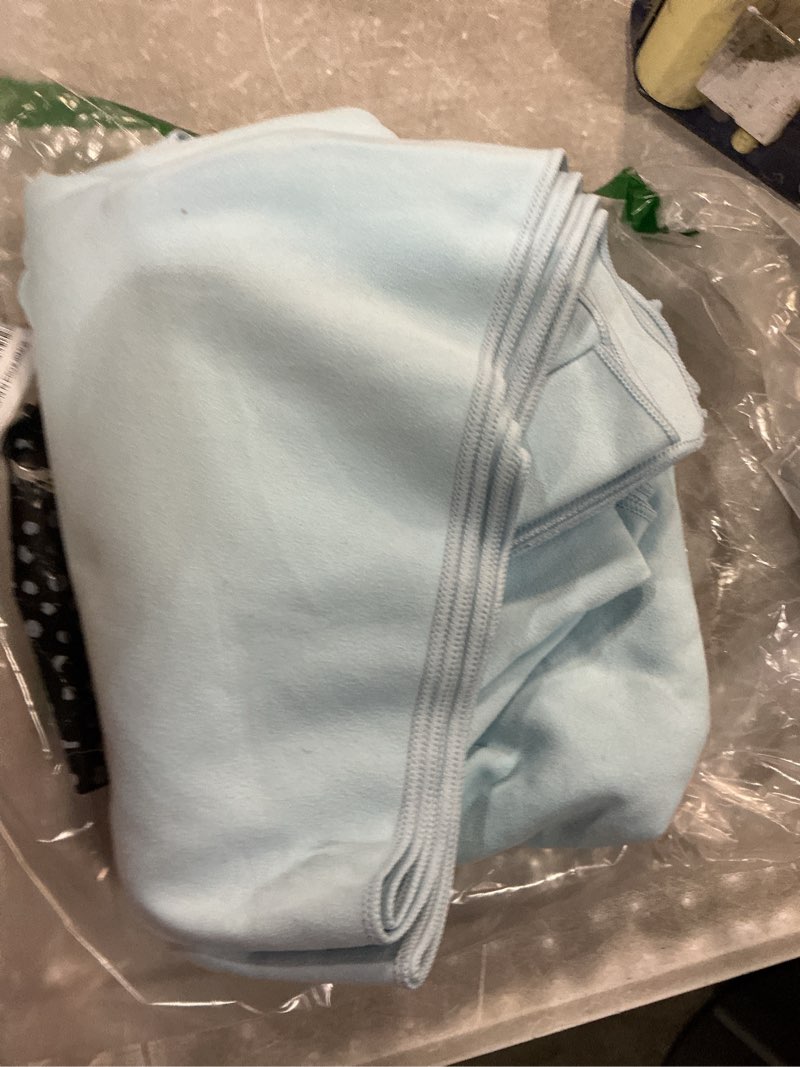 Condition photo showing Good Condition for eunzel 2 pack hot yoga towel non slip yoga mat towel non-slip sweat absorbent microfiber towel for hot yoga, pilates and workout 72" x 26.5", blue z-blue(2 pack )