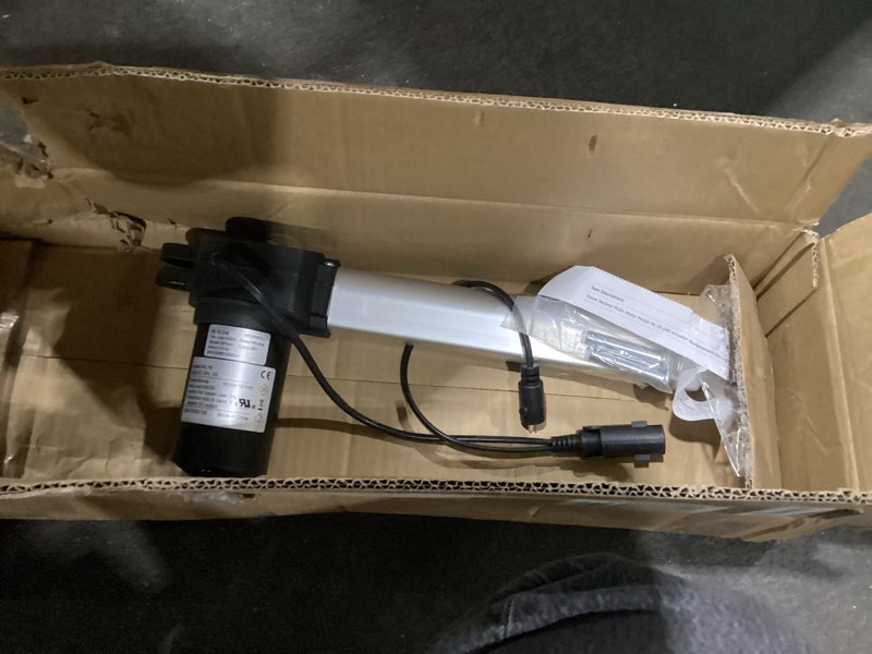 Condition photo showing As Is for power recliner mulin motor model ml16-246 actuator replacement for adjustable bed lift chairs