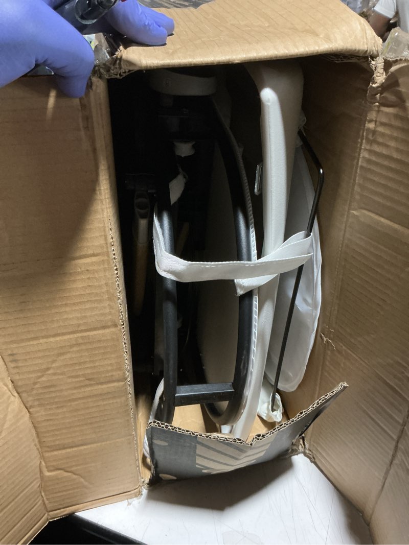 Condition photo showing Good Condition for amke 4 in 1 baby bassinet with 5 rocking motion, mutil-function electric infant sleeper with timer and weighing mode, remote control, built-in 12 songs, max. weight 20 lbs under 6 months white